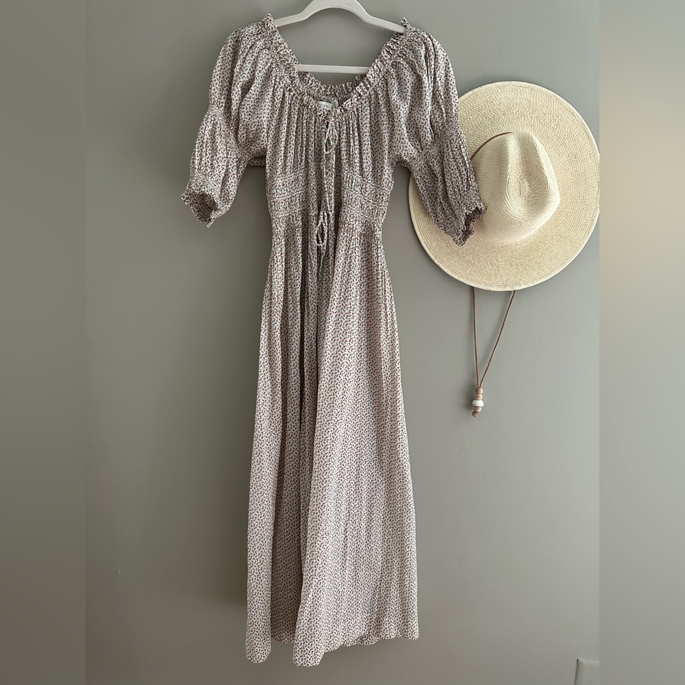 Dôen ISCHIA DRESS -- BERRY BISOU FLORAL